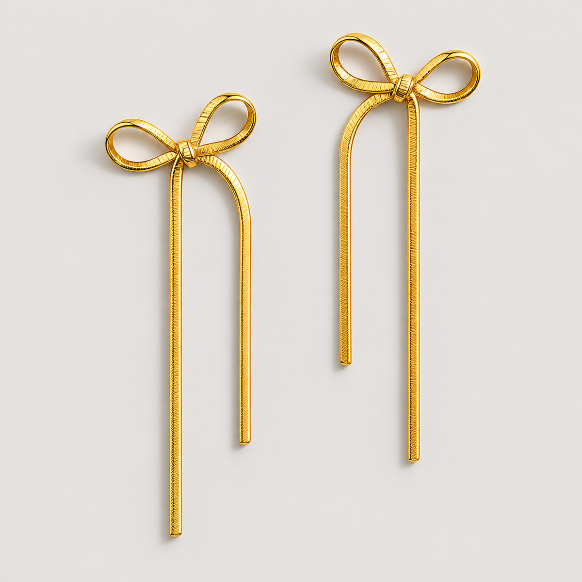 Orecchini Carol con fiocco (Set)