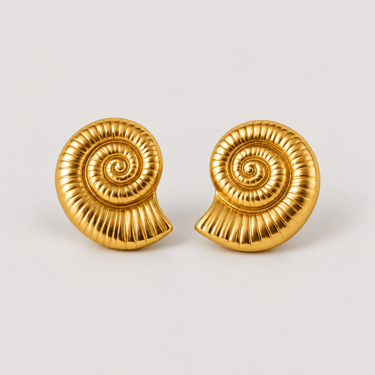 Orecchini maxi a conchiglia (Set)