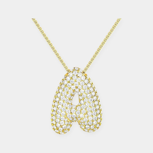 Collana Hailey con iniziale a palloncino