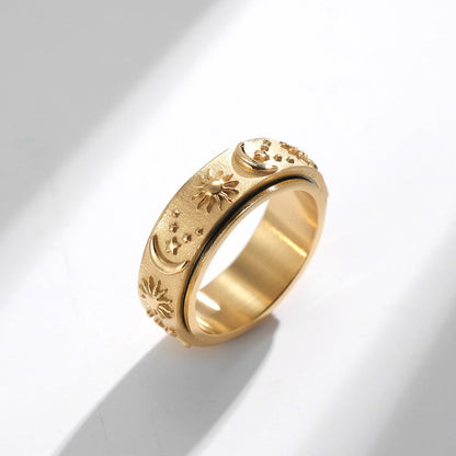 Anello girevole Celeste