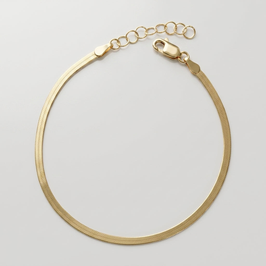 Bracciale a spina di pesce Angelica® in acciaio inossidabile (Set)