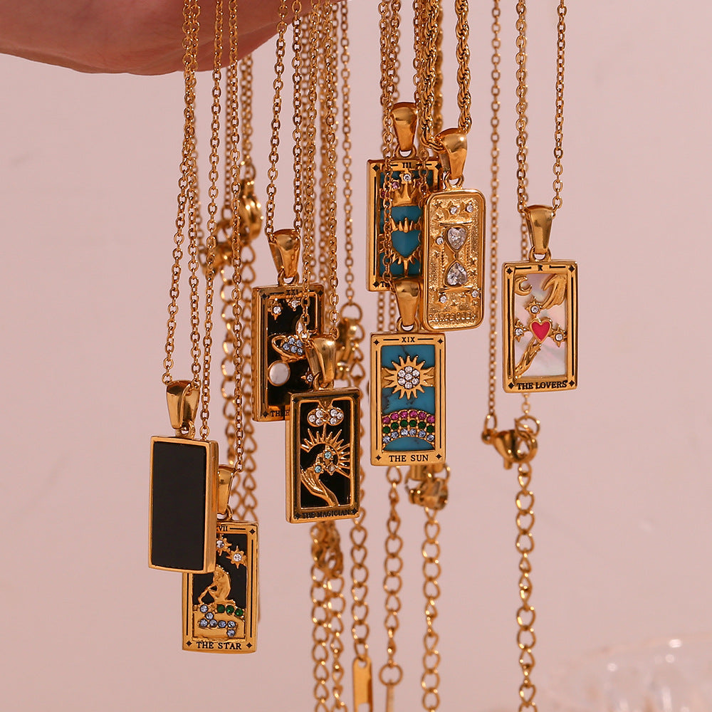 Collana Fortuna dorata (Set)