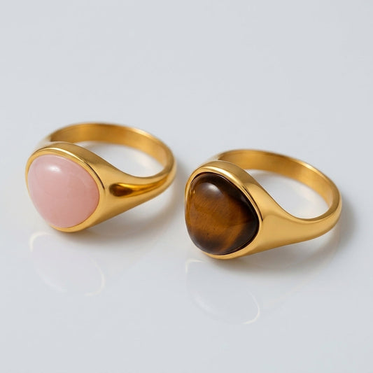 Anello vistoso Alaula con gemma