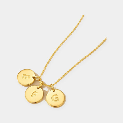 Collana Aura con iniziale