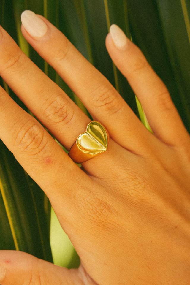 Anello a cuore Storia d'amore (Set)