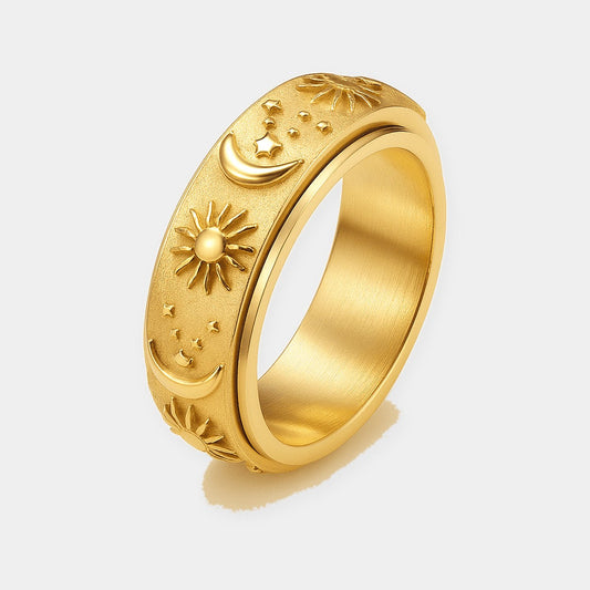 Anello girevole Celeste