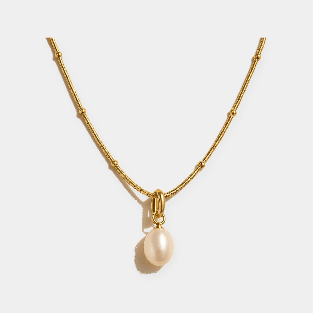 Collana Isola con ciondolo di perla