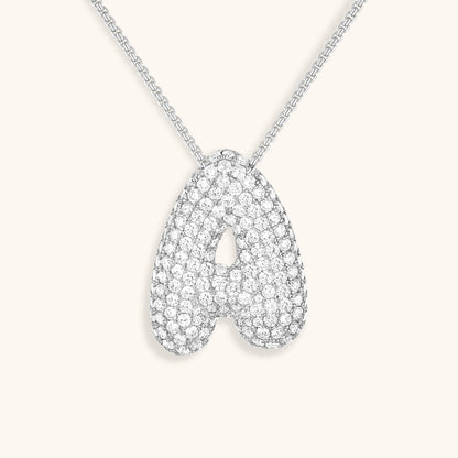 Collana Hailey con iniziale a palloncino