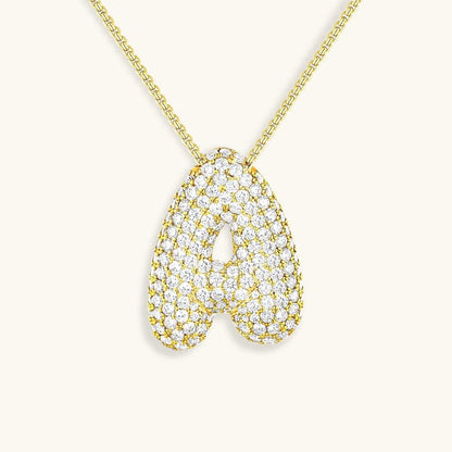 Collana Hailey con iniziale a palloncino