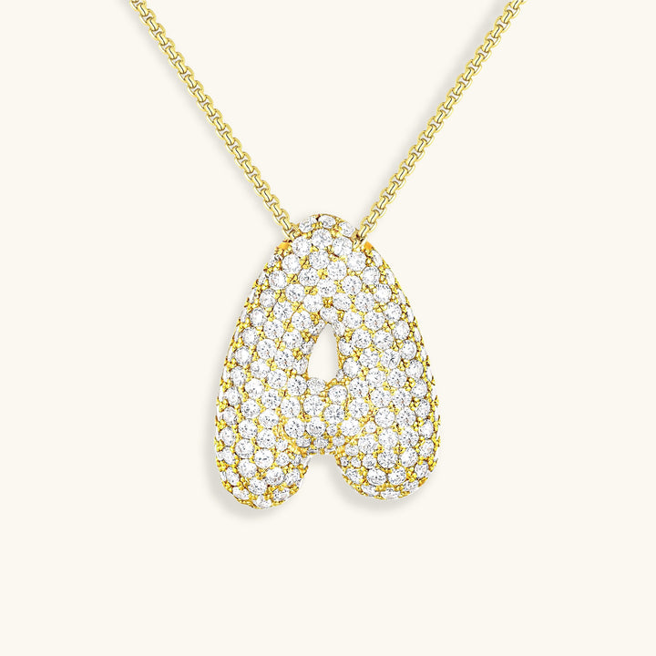 Collana Hailey con iniziale a palloncino (Set)