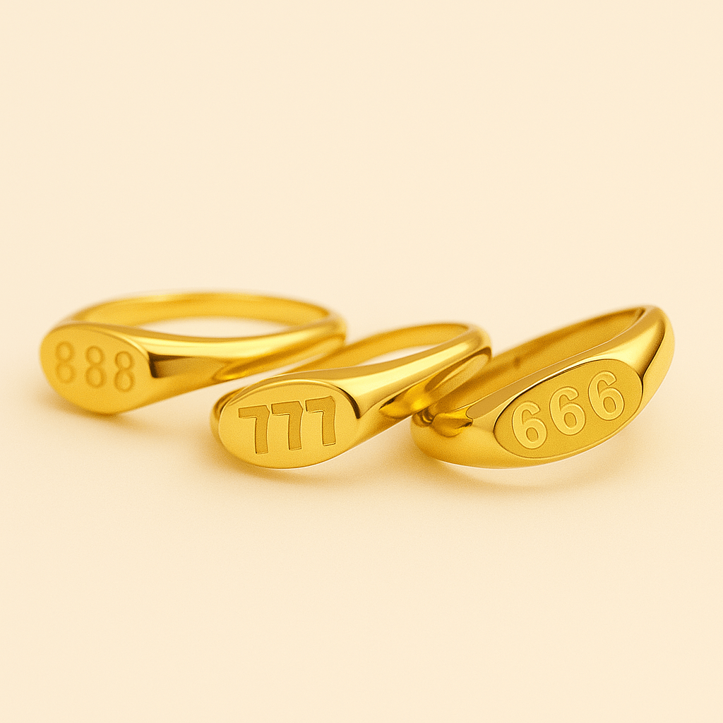 Anello chevalier Angelica® con numero angelico
