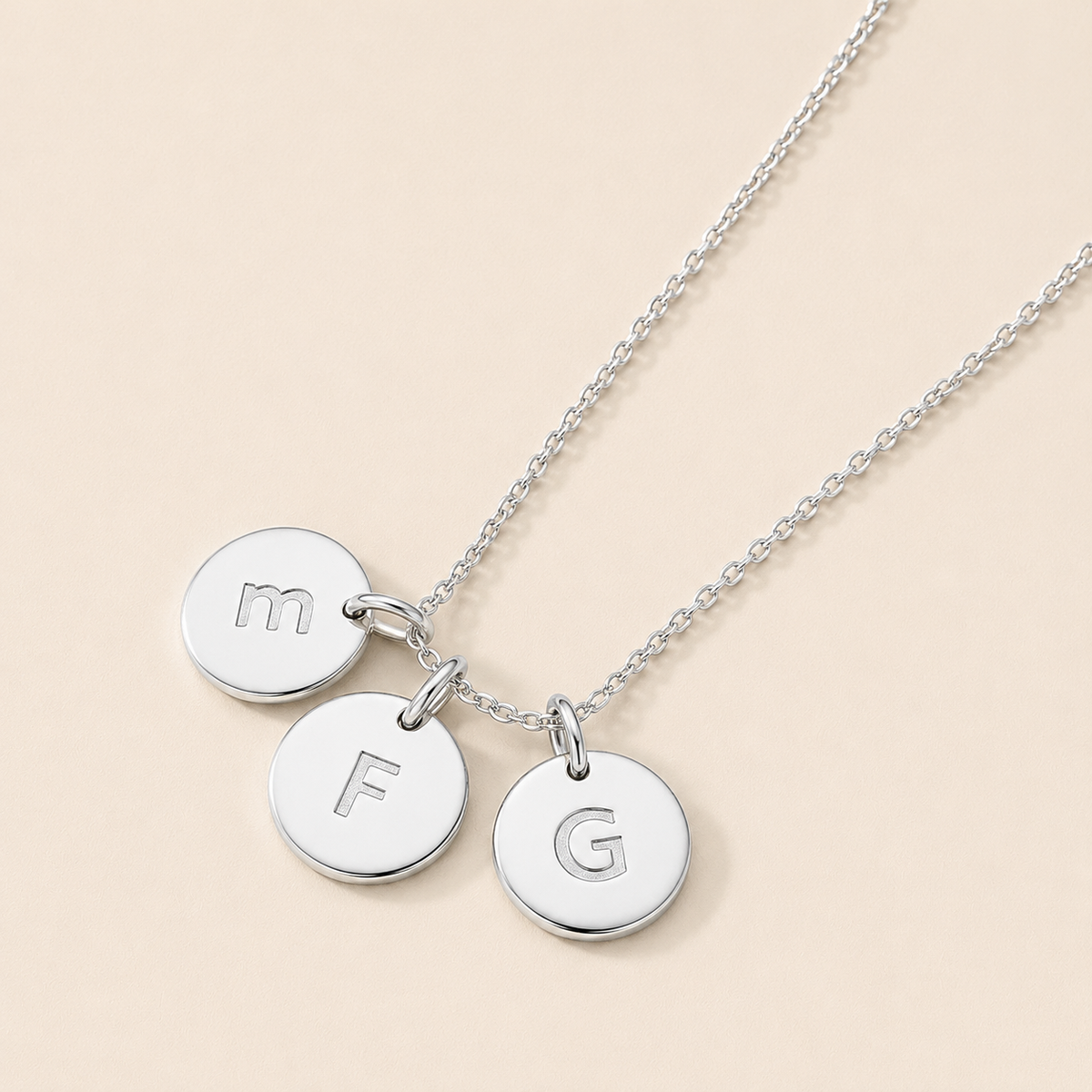 Collana Aura con iniziale