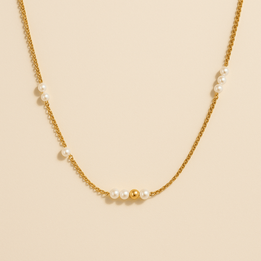 Collana Bondi con perla (Set)