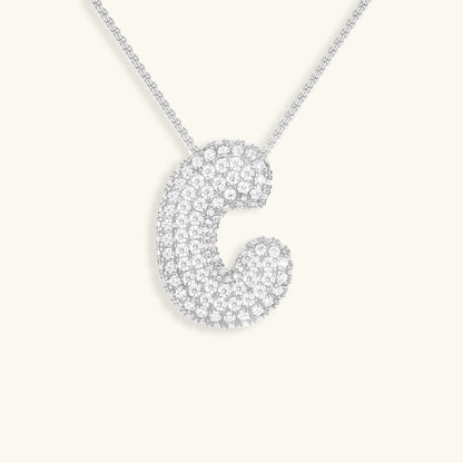 Collana Hailey con iniziale a palloncino