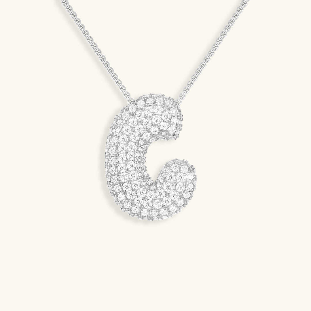 Collana Hailey con iniziale a palloncino (Set)