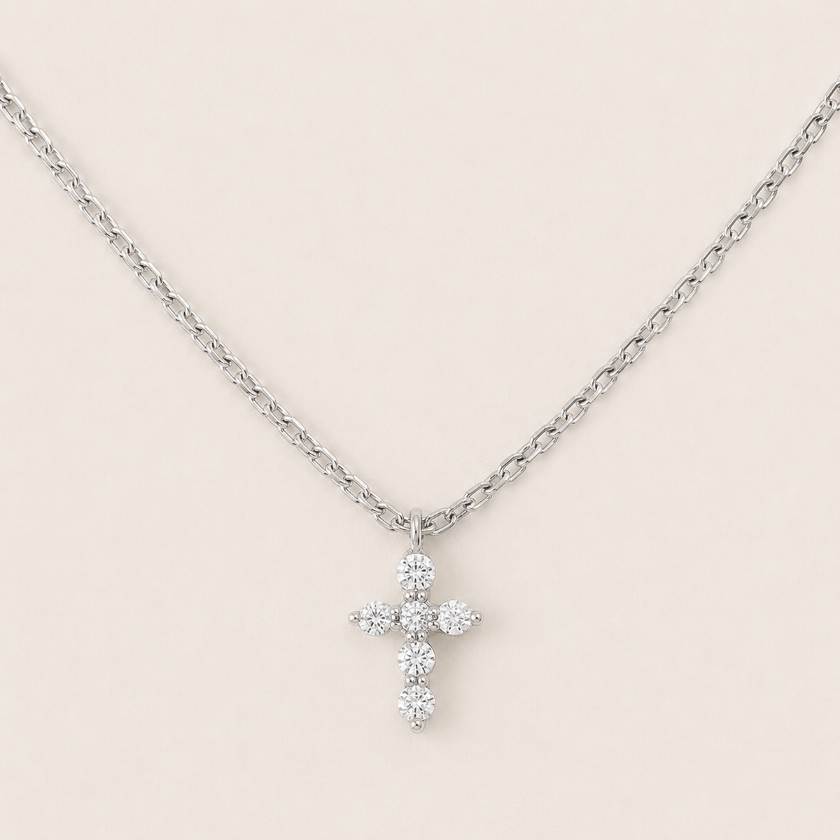 Collana Cascata con croce