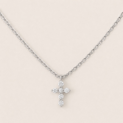 Collana Cascata con croce