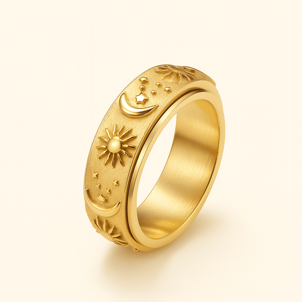 Anello girevole Celeste