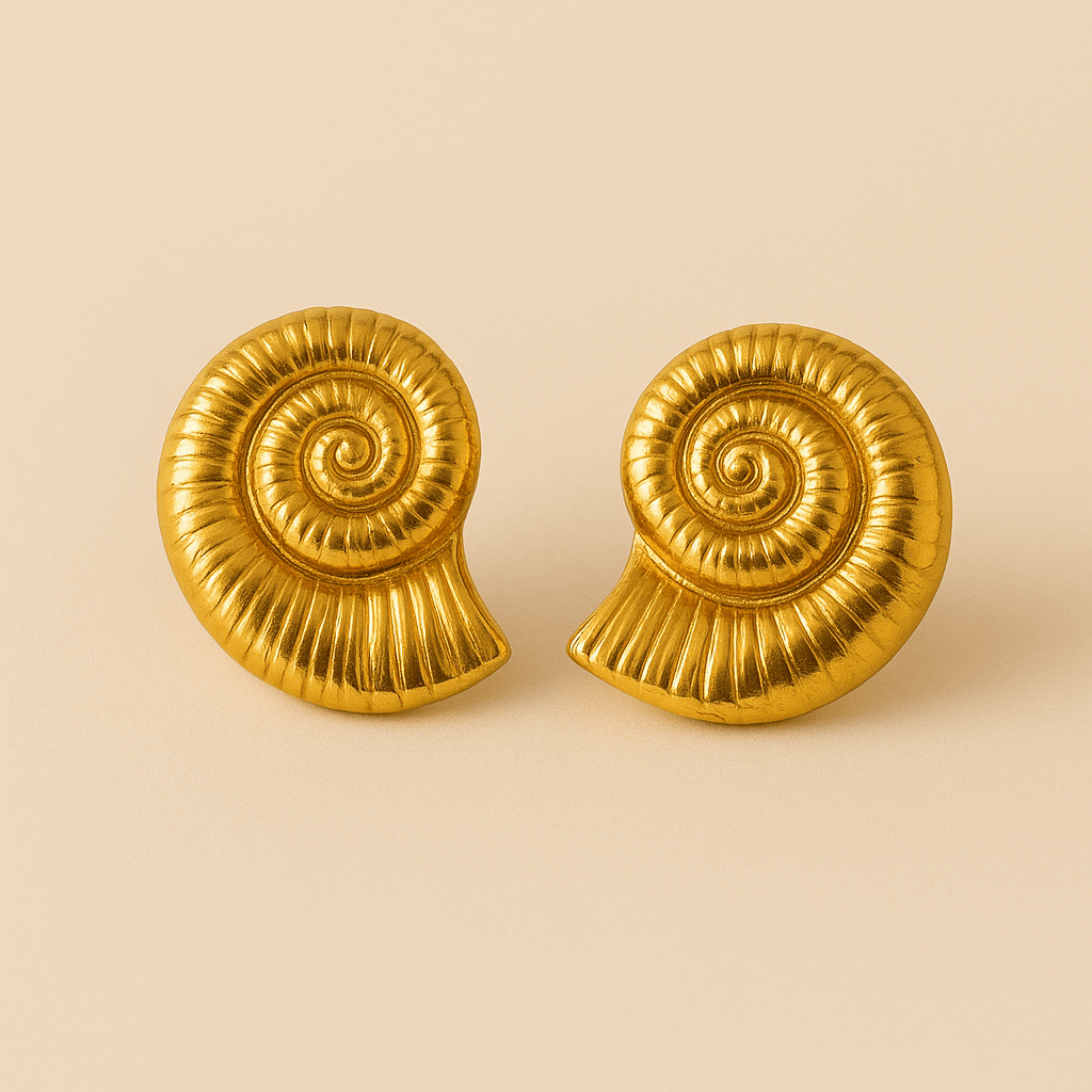 Orecchini maxi a conchiglia (Set)