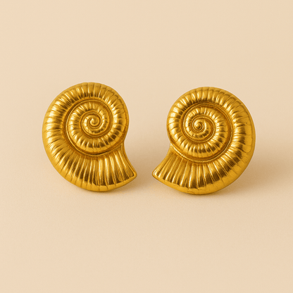 Orecchini maxi a conchiglia (Set)