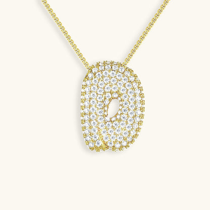 Collana Hailey con iniziale a palloncino