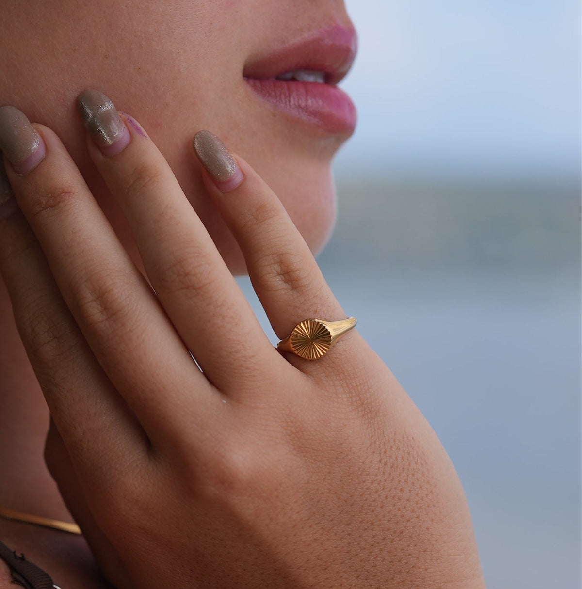 Anello Ellie® Raggi di sole nascente (Set)