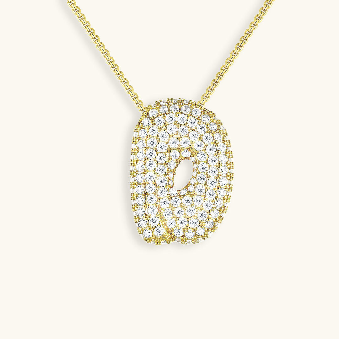 Collana Hailey con iniziale a palloncino (Set)
