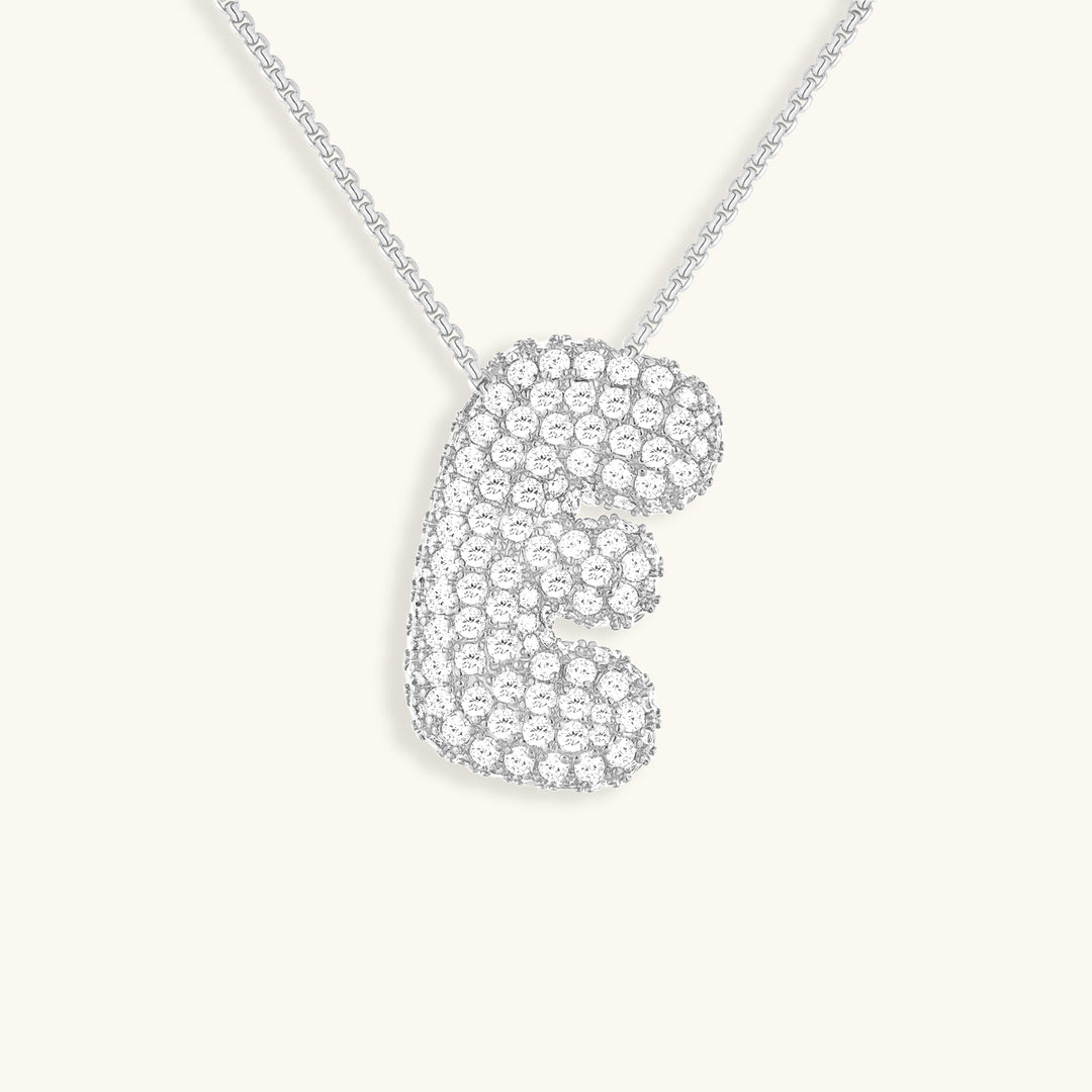 Collana Hailey con iniziale a palloncino