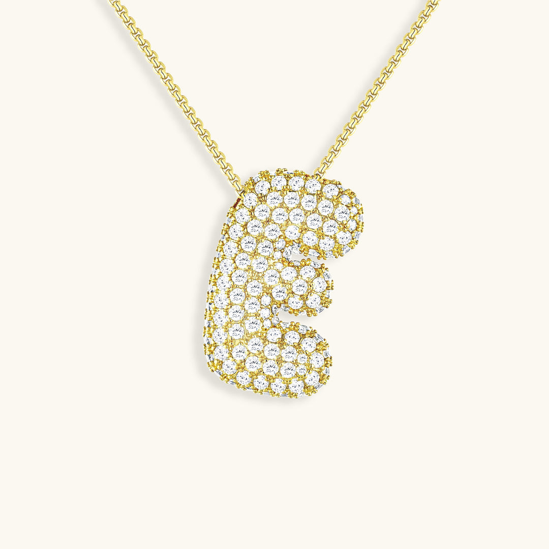Collana Hailey con iniziale a palloncino (Set)