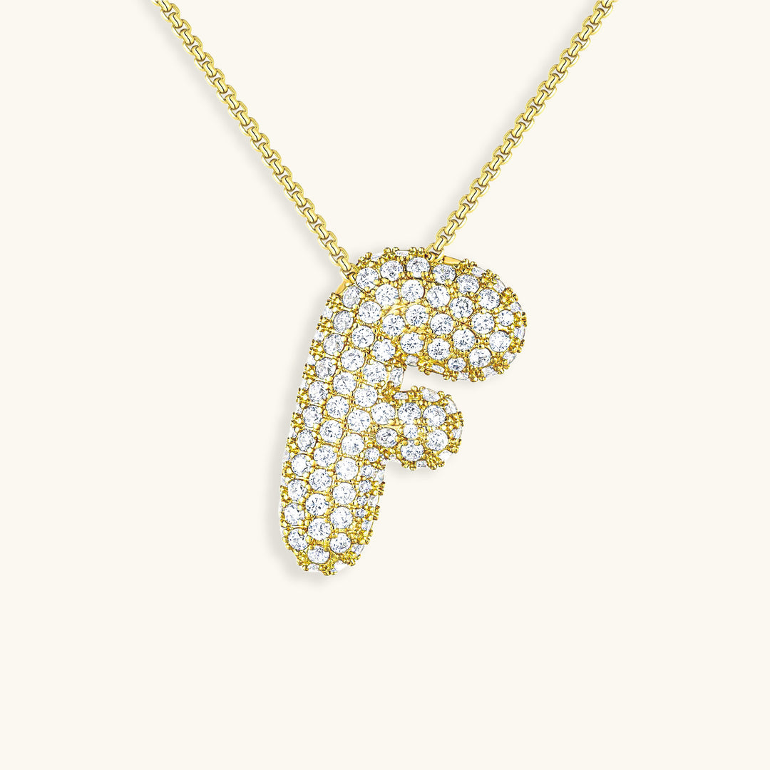 Collana Hailey con iniziale a palloncino (Set)