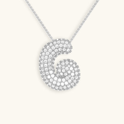 Collana Hailey con iniziale a palloncino (Set)