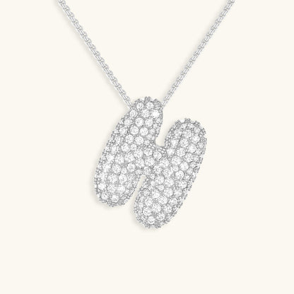 Collana Hailey con iniziale a palloncino (Set)