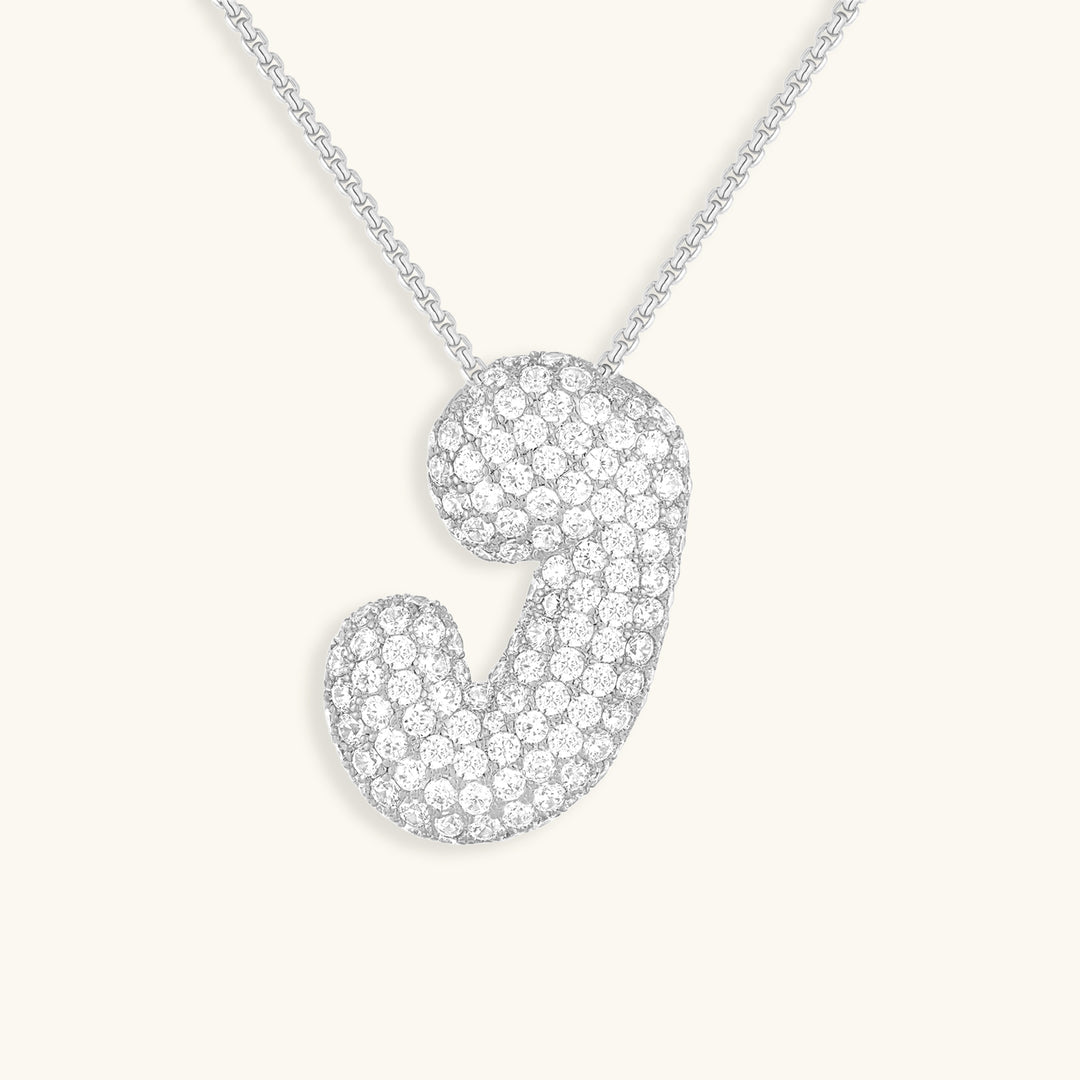 Collana Hailey con iniziale a palloncino (Set)