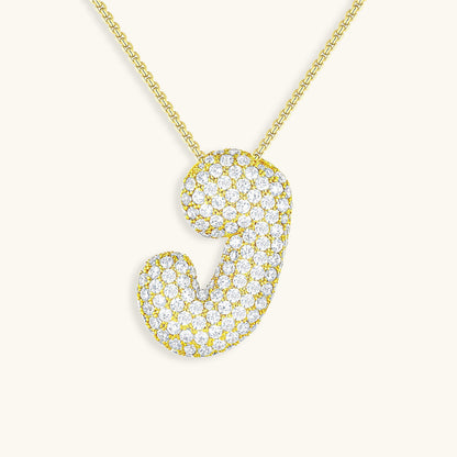 Collana Hailey con iniziale a palloncino (Set)