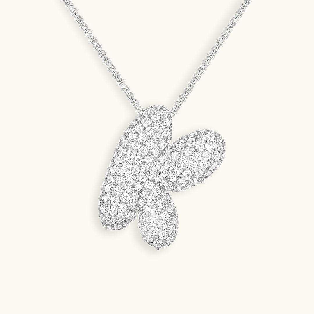 Collana Hailey con iniziale a palloncino