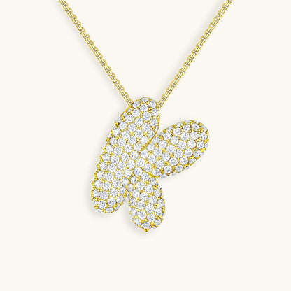 Collana Hailey con iniziale a palloncino (Set)