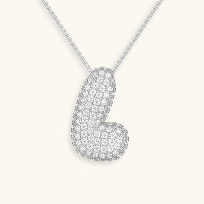 Collana Hailey con iniziale a palloncino