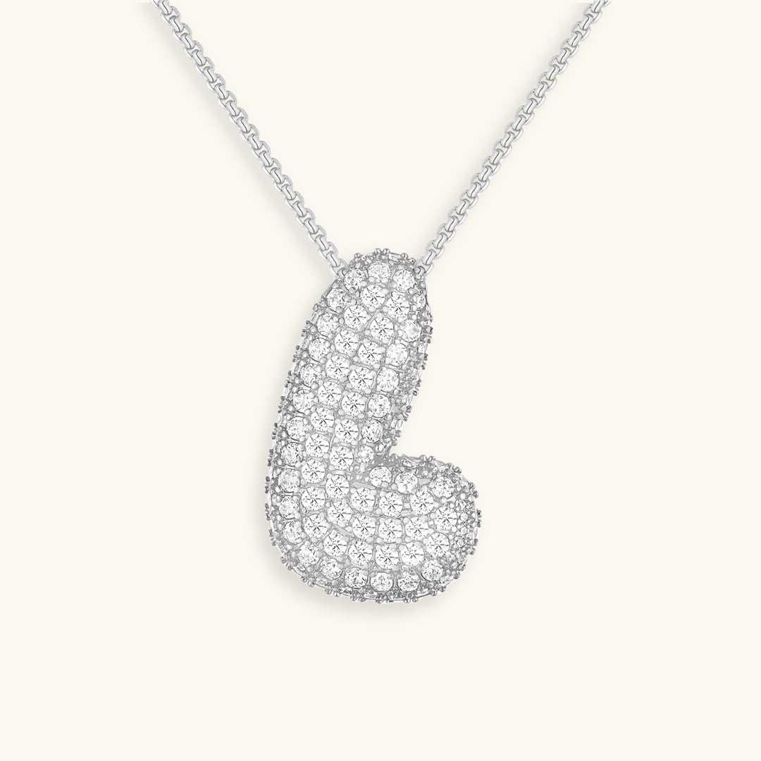 Collana Hailey con iniziale a palloncino (Set)
