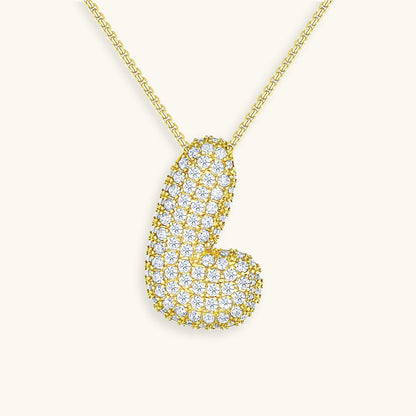 Collana Hailey con iniziale a palloncino (Set)