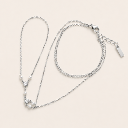 Catena da mano Lunelle con cristalli