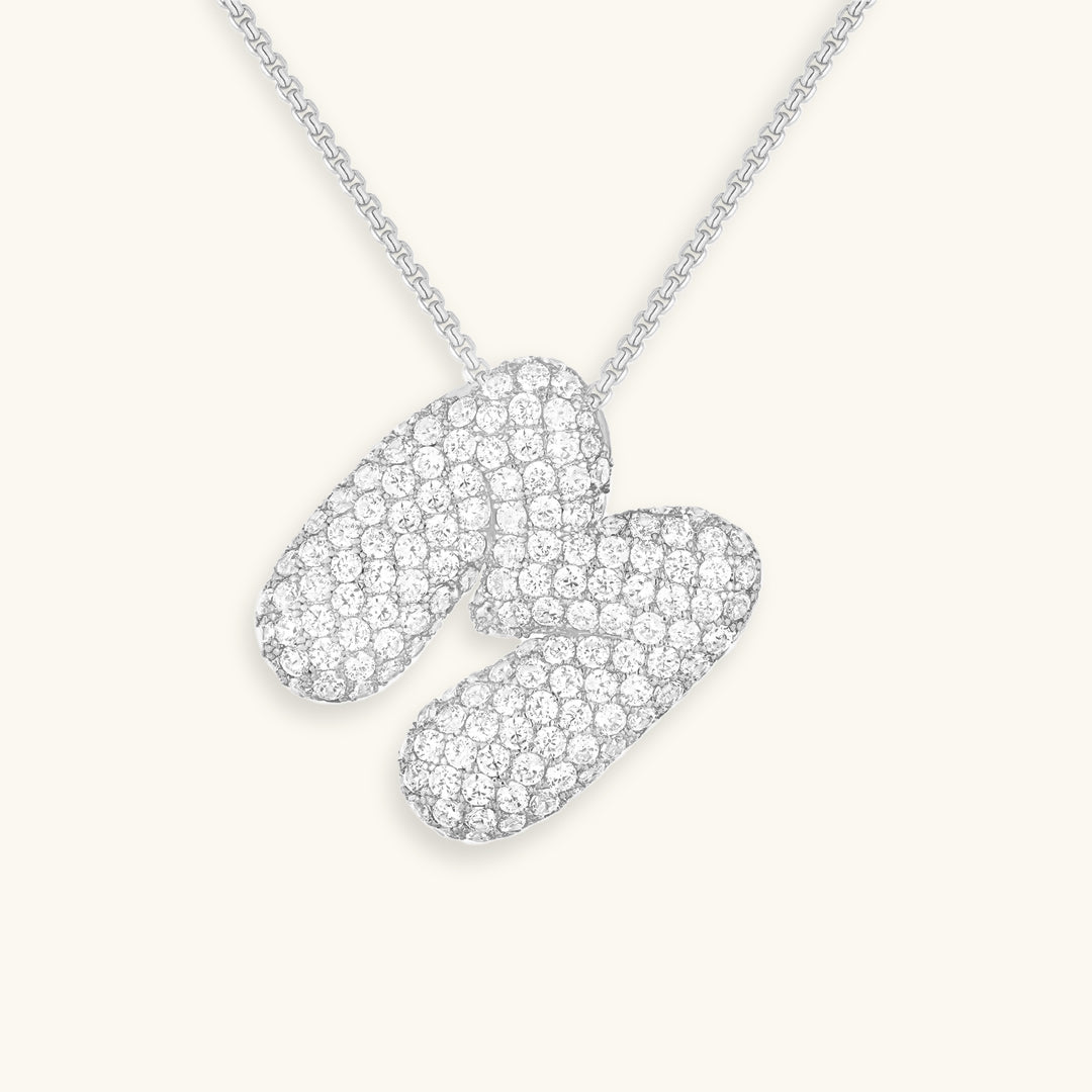 Collana Hailey con iniziale a palloncino (Set)