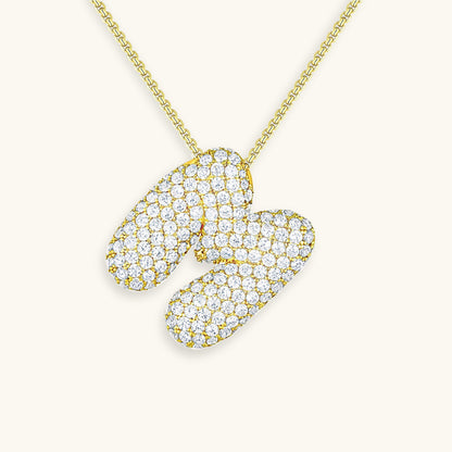 Collana Hailey con iniziale a palloncino (Set)