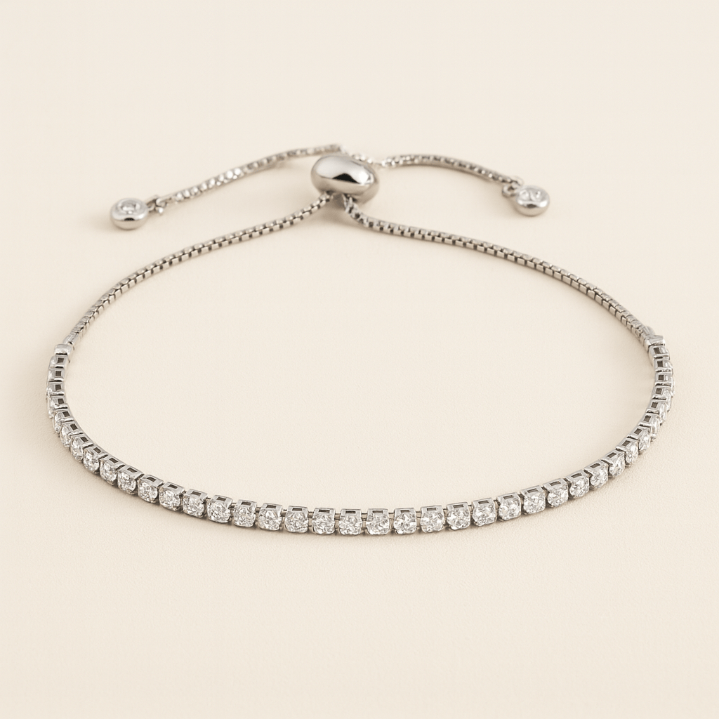 Bracciale tennis regolabile Melly