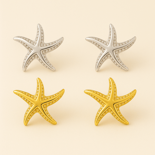 Orecchini mini Stella marina (Set)