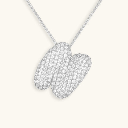 Collana Hailey con iniziale a palloncino