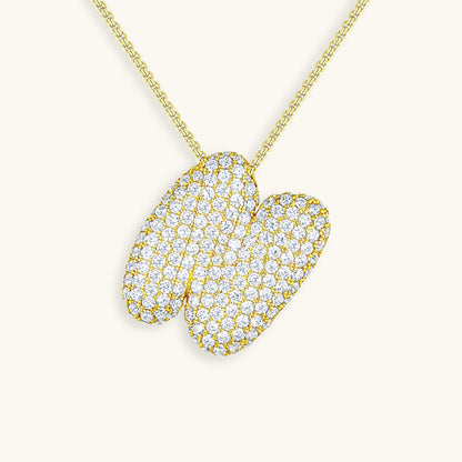 Collana Hailey con iniziale a palloncino (Set)