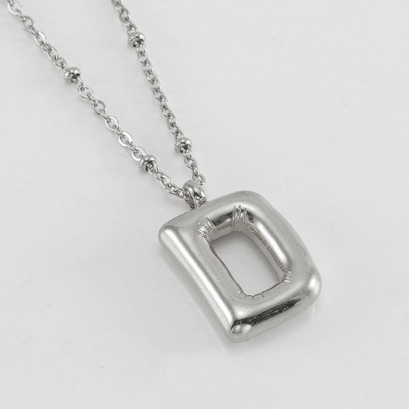 Collana con iniziale a palloncino (Set)