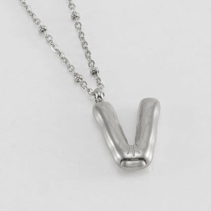 Collana con iniziale a palloncino (Set)