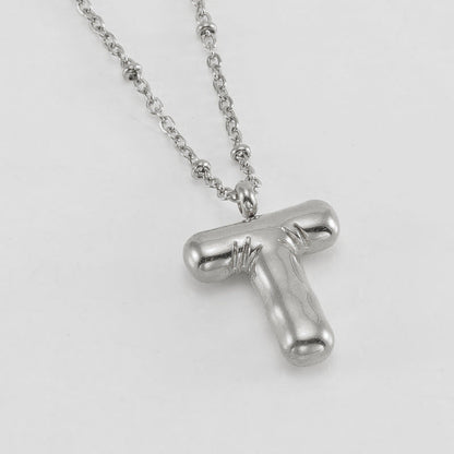 Collana con iniziale a palloncino (Set)