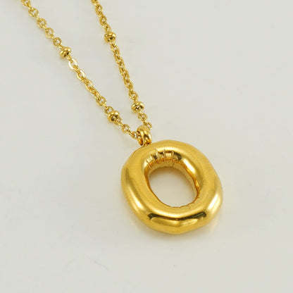 Collana con iniziale a palloncino (Set)